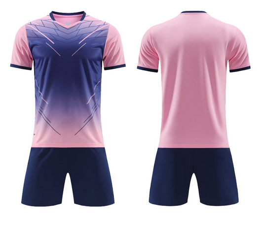 Kids Soccer Jersey Set Short Sleeve Quick Dry